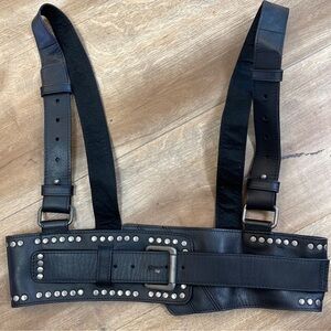 Free People BRAND NEW WITH TAGS harness leather belt